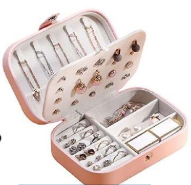 Ladies Jewelry Organizer for Safe Storage and Travel Use, Stylish Utility Gift for Accessories, Dressing Table Organization and Everyday Convenience